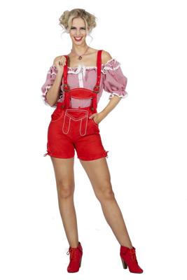 Tirolerhose de luxe rood