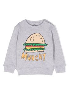 Stella McCartney Kids sweat en coton à imprimé graphique - Gris