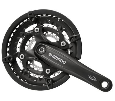 Shimano Crankstel 3 x 10 speed trekking fc-t521 met 175mm crankarm 44-32-24t octalink - zwart