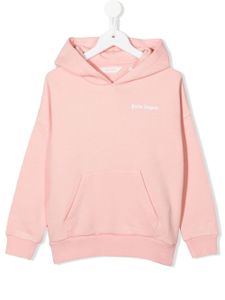 Palm Angels Kids hoodie à logo imprimé - Rose