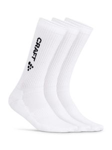 Craft 1913230 Progress Indoor 3-Pack Sock - White - 46/48