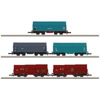 Märklin 86358 Z set van 5 goederenwagens van de SNCB Märklin 86358 Z set van 5 goederenwagens van de SNCB