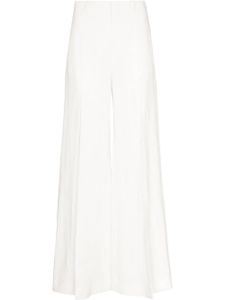 Chloé pantalon ample en lin - Blanc