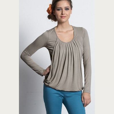 Zwangerschapsshirt Positieshirt Slouchy Zwangerschapsshirt Positieshirt Slouchy