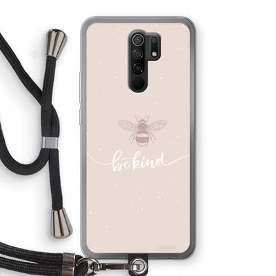 Be(e) kind: Xiaomi Redmi 9 Transparant Hoesje met koord