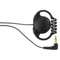 Monacor ES-16 hoofdtelefoon/headset Hoofdtelefoons Bedraad oorhaak Muziek Zwart - thumbnail