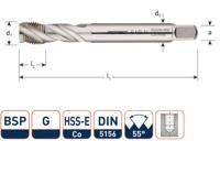 Rotec Machinetap din374 1/8"g blind