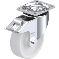 Blickle LK-PO 125KA-1-FI Zwenkwiel met rem Wieldiameter: 125 mm Draagvermogen (max.): 300 kg 1 stuk(s)