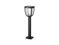 Sylvania Gizmo Solar Bollard Lantern Grondverlichting voor buiten LED Zwart - thumbnail