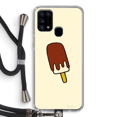Frisco: Samsung Galaxy M31 Transparant Hoesje met koord