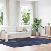 Hoogpolig vloerkleed NAVARRA 240x340 cm polyester marineblauw