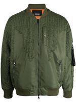 Mostly Heard Rarely Seen veste bomber Drip - Vert - thumbnail