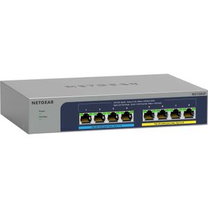 NETGEAR MS108UP Unmanaged 2.5G Ethernet (100/1000/2500) Power over Ethernet (PoE)