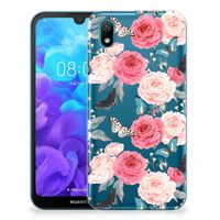 Huawei Y5 (2019) TPU Case Butterfly Roses