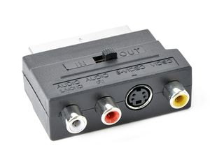 Bi-directionele SCART/RCA/S-VIDEO adapter