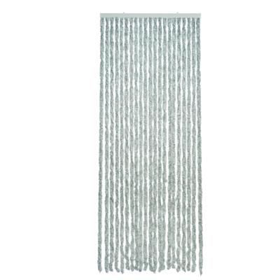 Kattenstaart vliegengordijn - lichtgrijs - 93 x 230 cm - Insectengordijn met stroken
