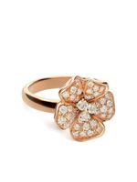 LEO PIZZO bague Flora en or rose 18ct ornée de diamants - thumbnail