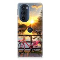 Motorola Edge 30 Pro | Silliconen Back Cover | Amsterdamse Grachten