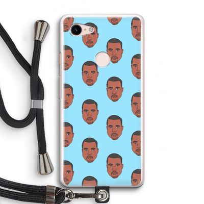 Kanye Call Me?: Pixel 3 Transparant Hoesje met koord