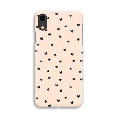 Kleine kattenkopjes: iPhone XR Volledig Geprint Hoesje
