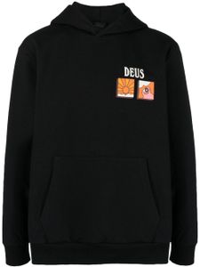Deus Ex Machina hoodie en coton à logo imprimé - Noir