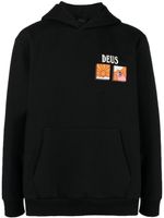 Deus Ex Machina hoodie en coton à logo imprimé - Noir