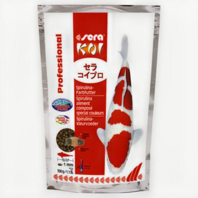 Sera Koi Professional Spirulina Kleurvoer - Kleurversterkend Voeder voor Koi Vissoorten
