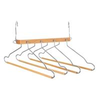 Five Kledinghanger - 4 broeken - hout/metaal - 42 x 45 cm