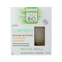 Bamboo konjac sponge 1 Stuks