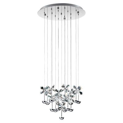 Stars of Light Design hanglampPianopoli 15-lichts 50cm grijs - 93662