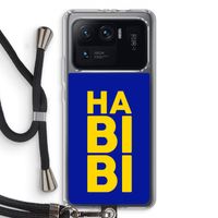 Habibi Blue: Xiaomi Mi 11 Ultra Transparant Hoesje met koord