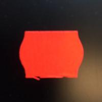 Etiket 2216 golf fl. rood perm 42.000