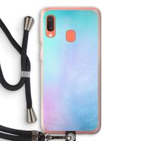 mist pastel: Samsung Galaxy A20e Transparant Hoesje met koord