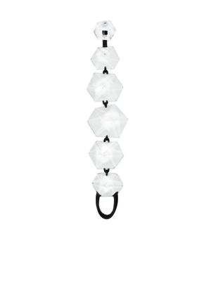 Monies bracelet transparent Jocus à perles - Blanc