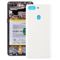 Gebogen achtercover voor OPPO R15 Pro (wit)