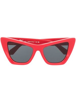 Off-White Eyewear lunettes de soleil Arrows à monture papillon - Rouge