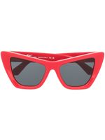 Off-White Eyewear lunettes de soleil Arrows à monture papillon - Rouge