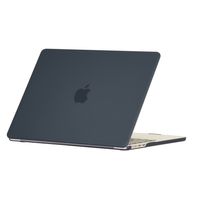 Lunso MacBook Air 13 inch (2022-2025) cover hoes - case - Mat Zwart