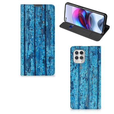 Motorola Moto G100 Book | Wallet Case | Wood Blue