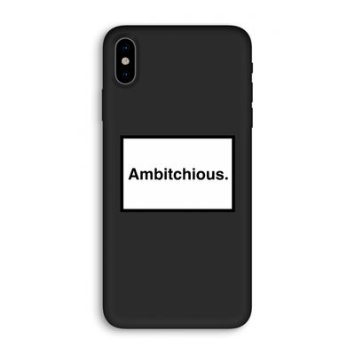 Ambitchious: iPhone XS Biologisch afbreekbaar hoesje