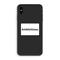 Ambitchious: iPhone XS Biologisch afbreekbaar hoesje