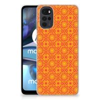 Motorola Moto G22 TPU bumper Batik Oranje - thumbnail