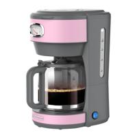 Retro Serie - Coffee Maker - 1000W - 1,25L - Pink - thumbnail