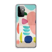 Bold Rounded Shapes: Samsung Galaxy A72 Transparant Hoesje