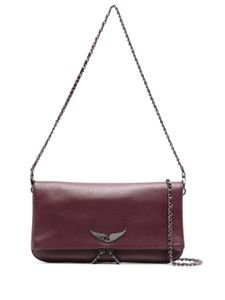 Zadig&Voltaire sac à bandoulière Rock en cuir - Violet