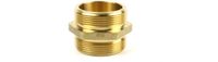 Tankwagenkoppeling dubbele nippel - Messing - 1-1/4''