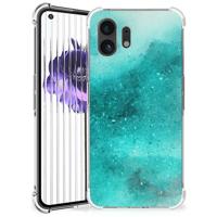 Back Cover Nothing Phone (2) Painting Blue