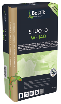 Bostik Stucco W-140 | Grijs | Papierzak 20 kg - 30605028
