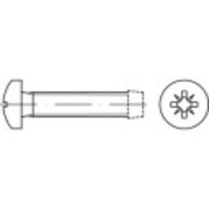 TOOLCRAFT 141068 Tapbouten M6 8 mm Kruiskop Pozidriv DIN 7500 Staal Galvanisch verzinkt 500 stuk(s)