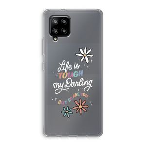 Tough Life: Samsung Galaxy A42 5G Transparant Hoesje